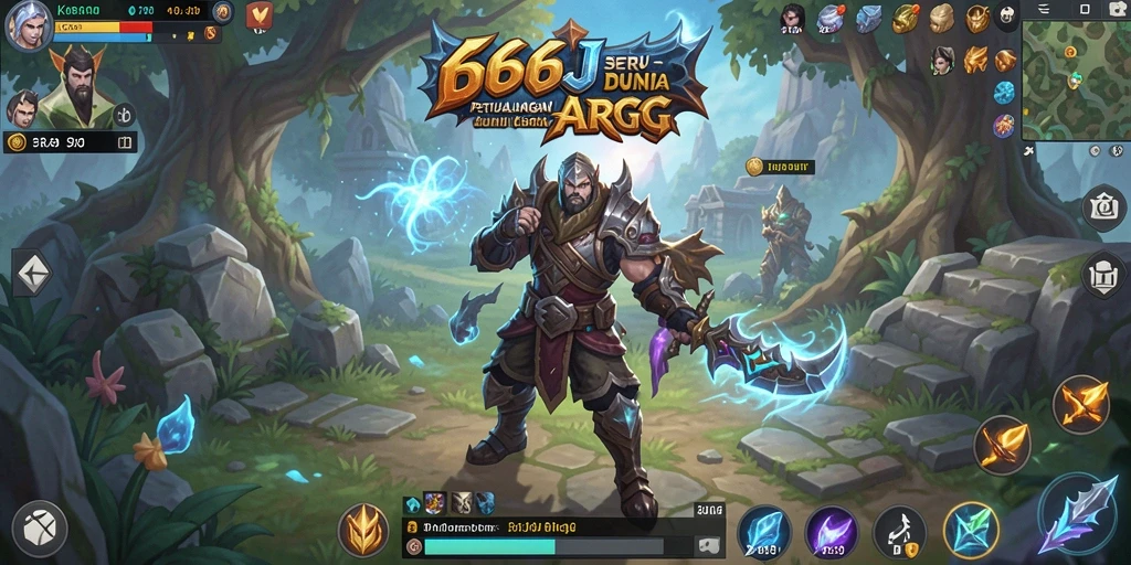 Tampilan gameplay menarik dari 666J yang menyajikan aksi ARPG seru.