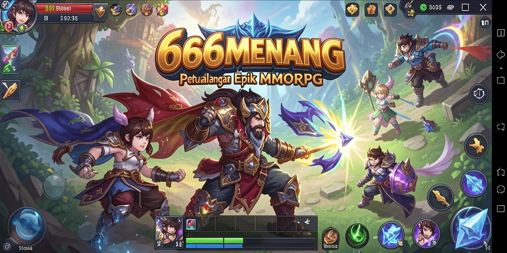 Gameplay dramatis dan seru dalam 666MENANG.