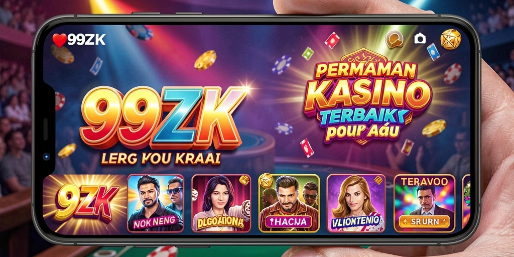 Tampilan menarik dari gameplay Kasino di 99ZK.