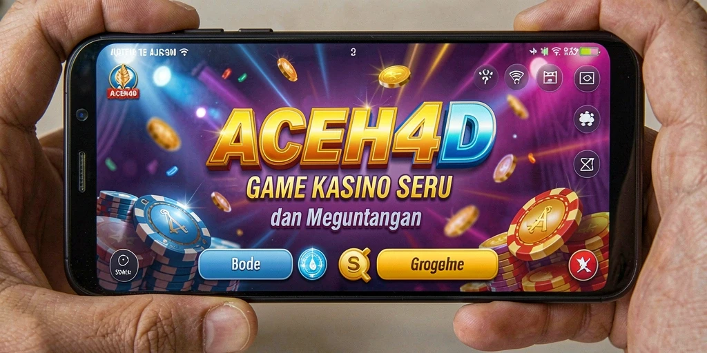 Screenshot gameplay ACEH4D yang menampilkan suasana Kasino yang meriah.