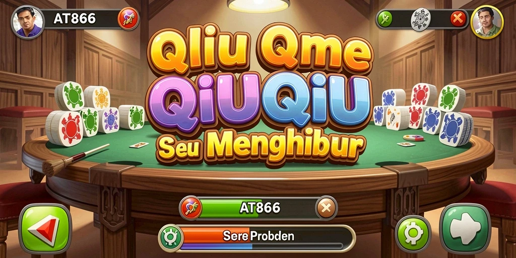 Screenshot AT866 menampilkan pemain yang sedang asyik bermain QiuQiu.