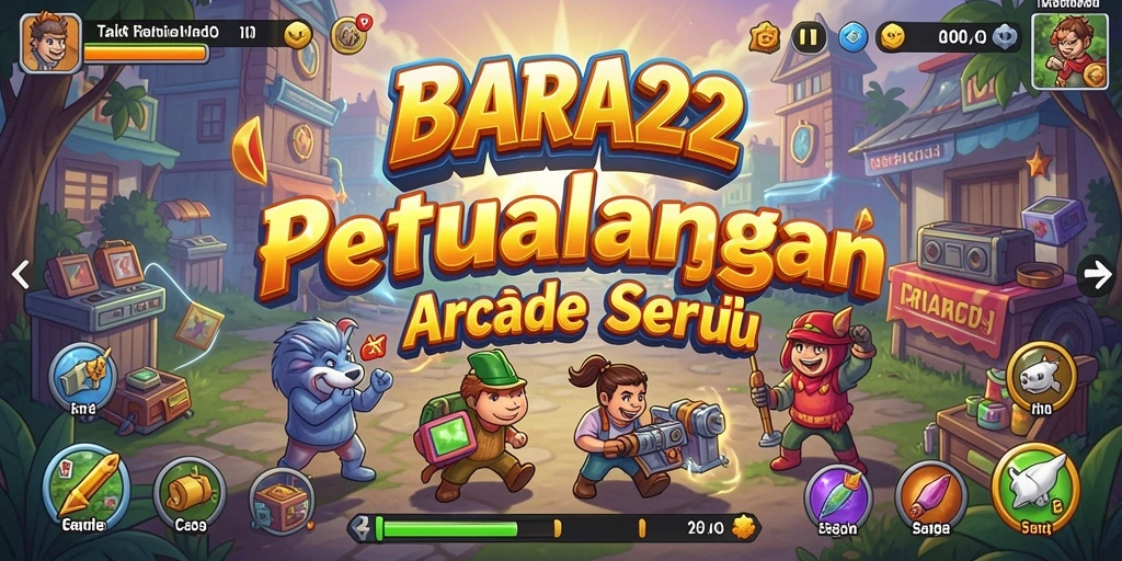 Tampilan gameplay seru BARA22 yang memukau.