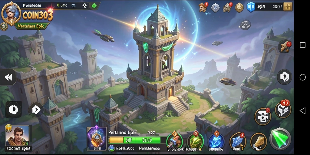 Screenshot menunjukkan gameplay seru dari <strong>COIN303</strong> di genre Tower Defense.