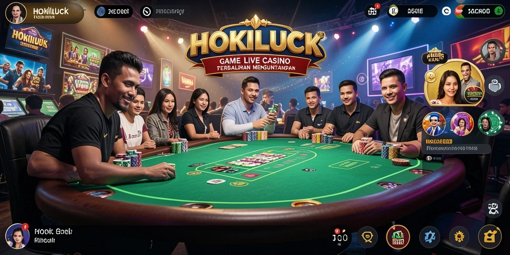 Gameplay seru di HOKILUCK dengan dealer langsung.