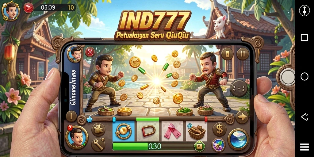 Screenshot gameplay QiuQiu IND777 yang mengasyikkan.
