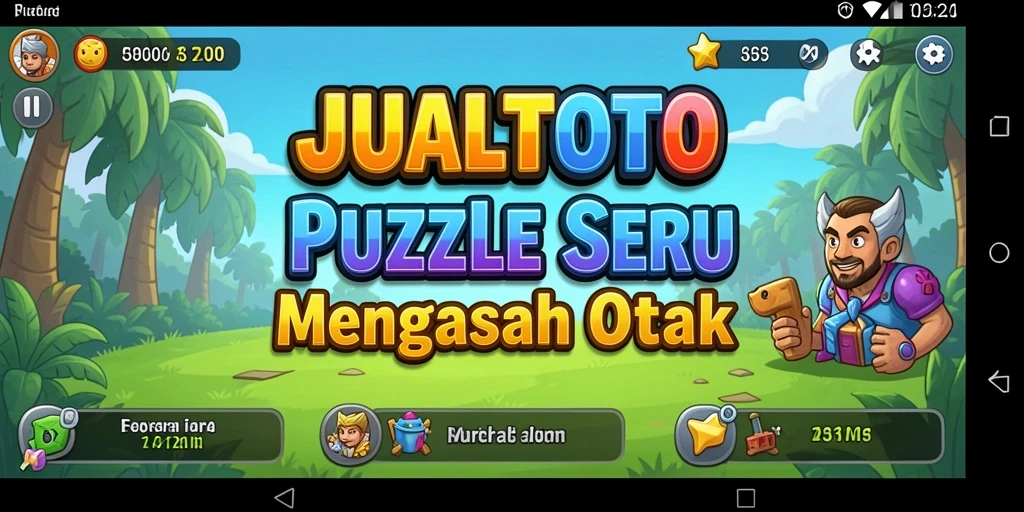 Tampilan gameplay JUALTOTO yang menarik dan penuh warna.