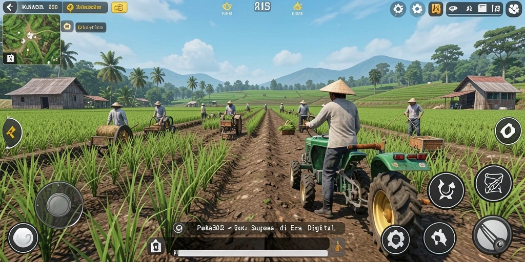 Tangkapan layar KAKA303 menampilkan gameplay pertanian yang mengasyikkan.