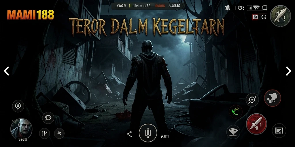 Screenshot menampilkan suasana mencekam dalam gameplay MAMI188.