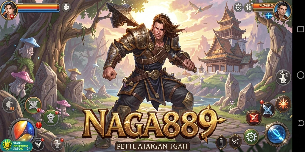 Tampilan gameplay menarik di dunia petualangan NAGA889.