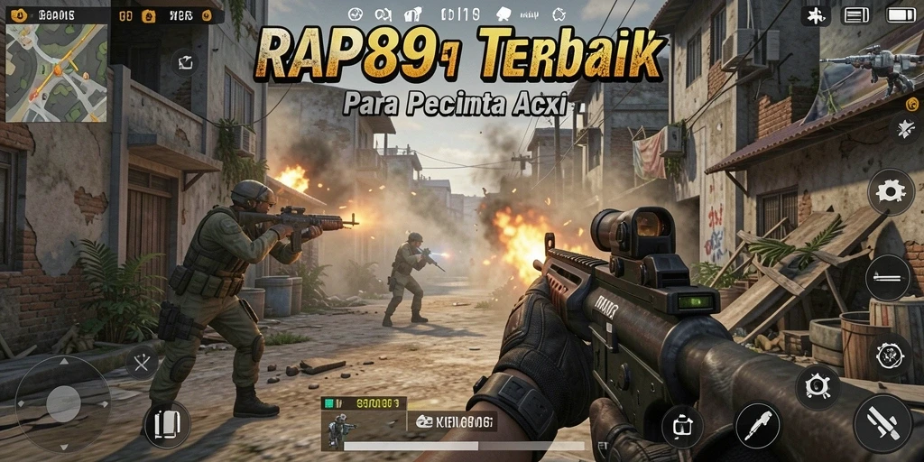 Screenshot RAP89 menampilkan aksi mendebarkan dalam gameplay FPS.