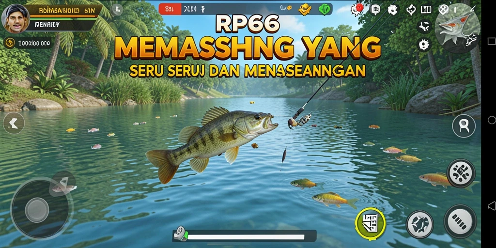 Tangkapan ikan yang menarik dalam gameplay RP66.