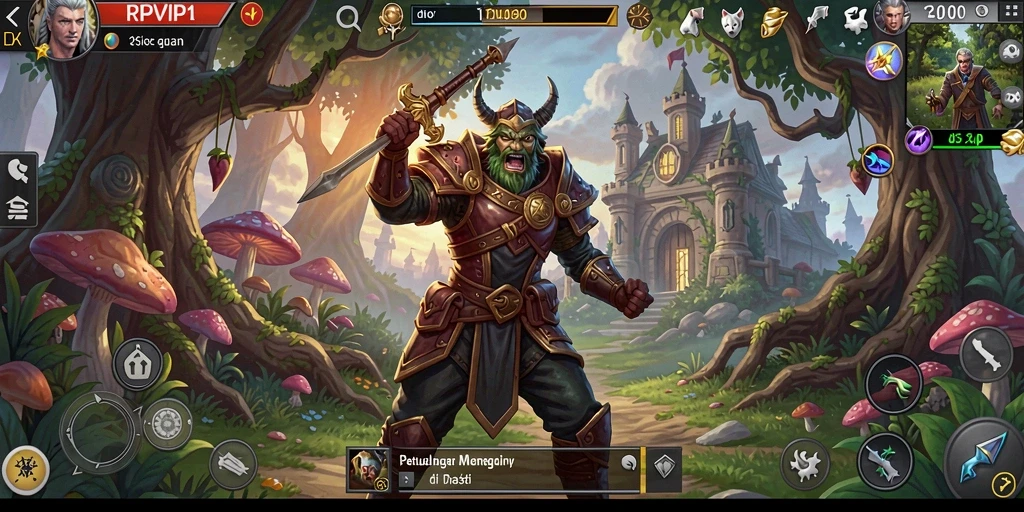Gameplay RPVIP1 yang penuh aksi dan petualangan mendebarkan.