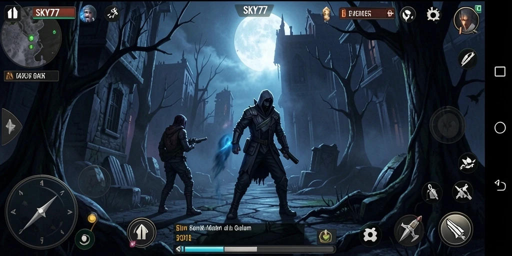 Gameplay menyeramkan dalam atmosfer horor yang menegangkan.