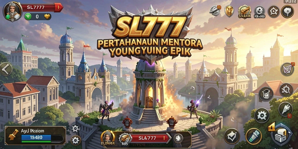 Tampilan gameplay dari SL777 yang menegangkan dan strategis.