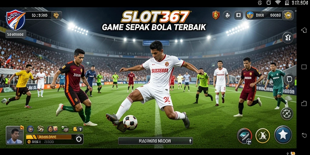 Tampilan gameplay mendebarkan di SLOT367, menikmati momen-momen penting sepak bola.