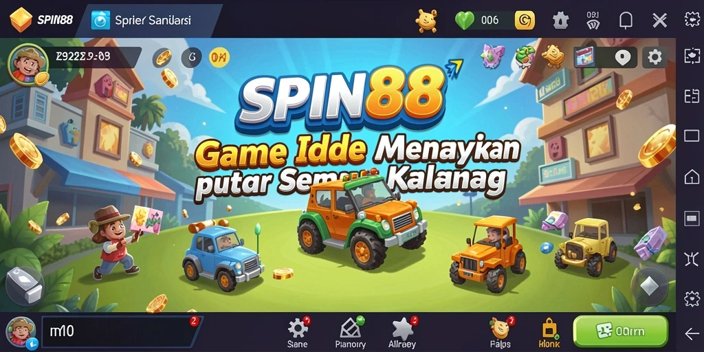 Screenshot menunjukkan gameplay SPIN88 yang menyenangkan dan menarik.