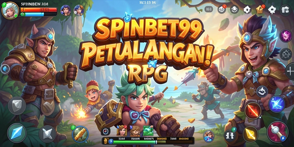 Tangkapan layar SPINBET99 menampilkan aksi seru dalam game RPG.