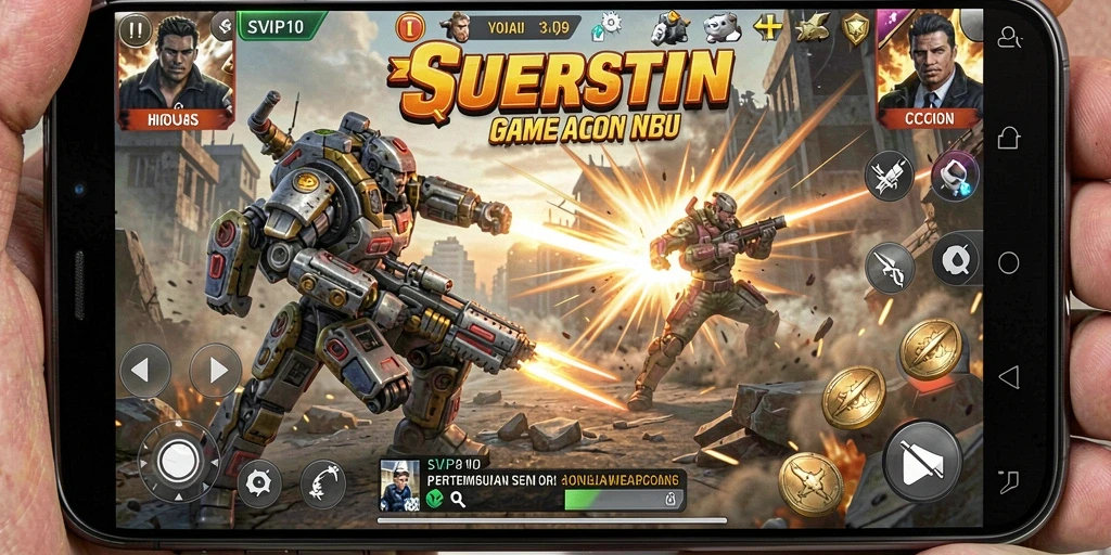 Screenshot gameplay SVIP10 menunjukkan aksi pertempuran mendebarkan dan grafis yang memukau.