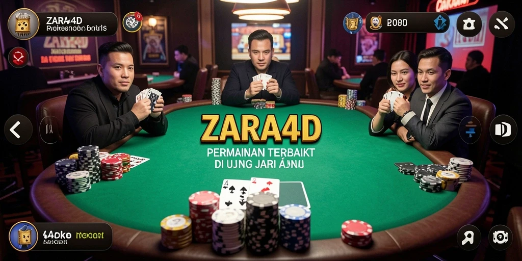 Gameplay memukau ZARA4D yang penuh aksi Poker.